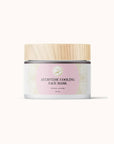 Kaia Skin Rose Fennel Mask powder with rose petals and fennel seed in an Ayurvedic ritual bowl