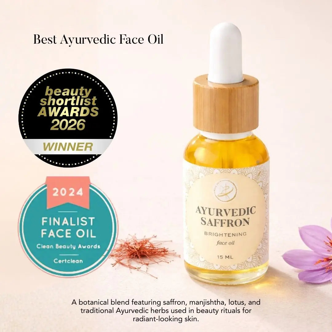 Ayurvedic Brightening Saffron Face Oil kaia.skin
