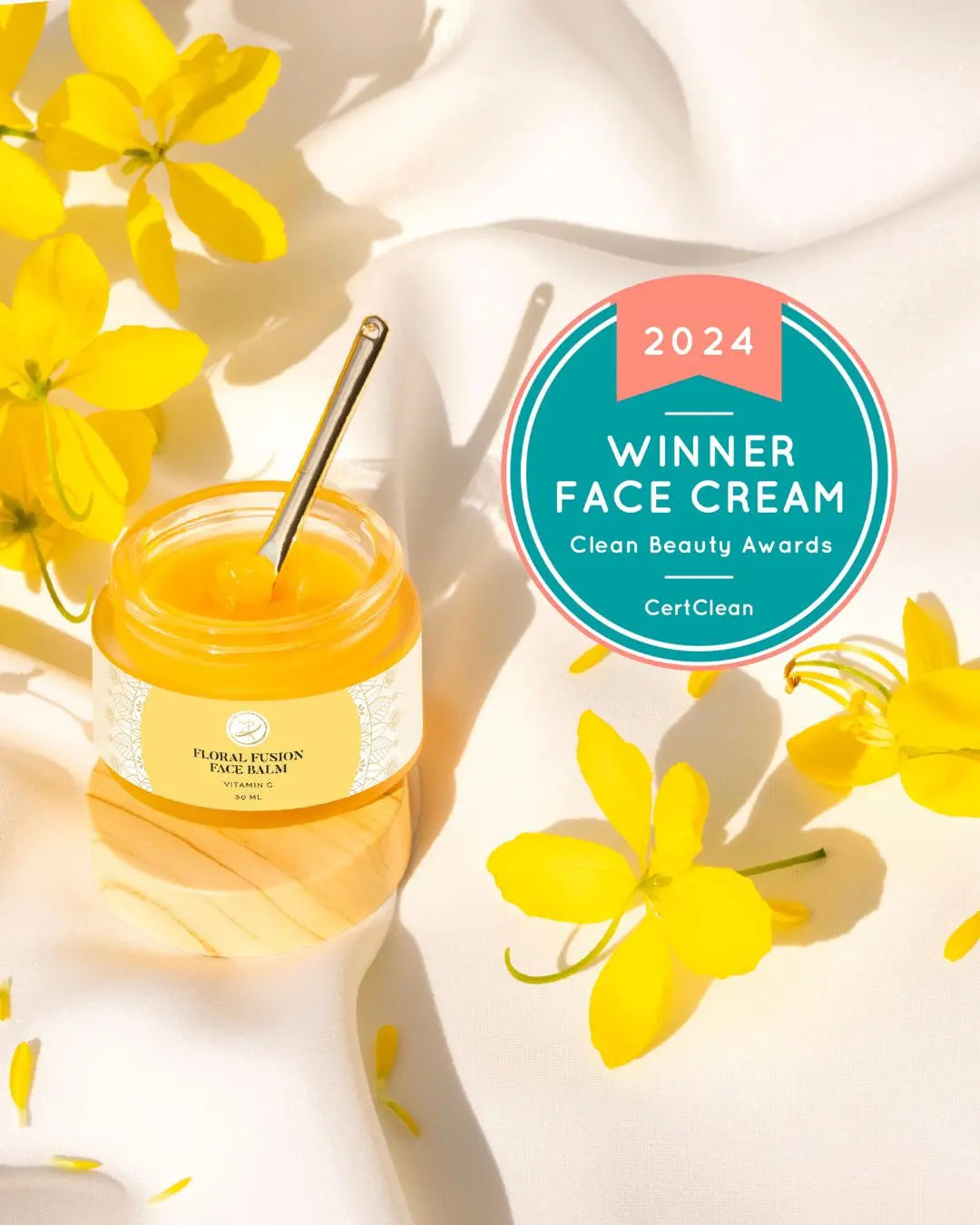 Face Balm - Floral Fusion Hydrating Vitamin C Balm - Kaia Skin