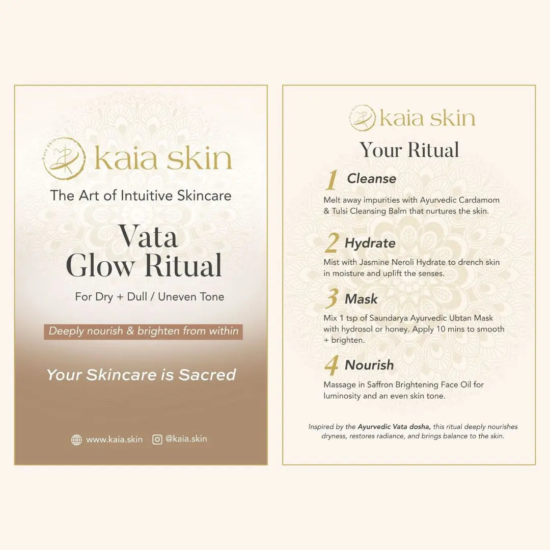 Vata Glow Ritual Kit Kaia Skin